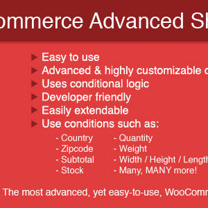 Advanced Shipping for WooCommerce